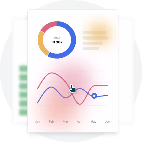 Tableau de bord d’analytique avec des graphiques — montrant comment Paperturn aide les marques de gros à suivre le ROI par campagne, canal et produit, à connecter GA4 et GTM et à mesurer l’engagement pour de me Tableau de bord d’analytique avec des graphiques — montrant comment Paperturn aide les marques de gros à suivre le ROI par campagne, canal et produit, à connecter GA4 et GTM et à mesurer l’engagement pour de me