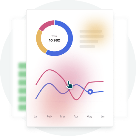 Analytics dashboard showing readership data and engagement metrics for digital publications created 