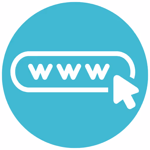 Icon for a domain name