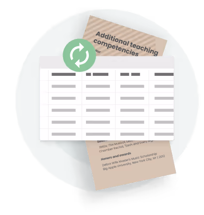 Professionel CV-skabelon med overskuelig færdighedstabel og kompetencesektion Professionel CV-skabelon med overskuelig færdighedstabel og kompetencesektion