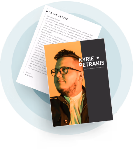 Kreativ CV- og ansøgningsskabelon med moderne design til personlig branding Kreativ CV- og ansøgningsskabelon med moderne design til personlig branding