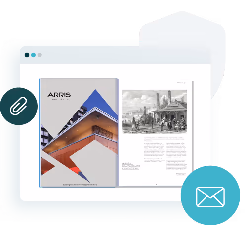 Brochure numérique de marque partagée via la collaboration d’équipe à l’aide des fonctionnalités de publication et de partage de Paperturn