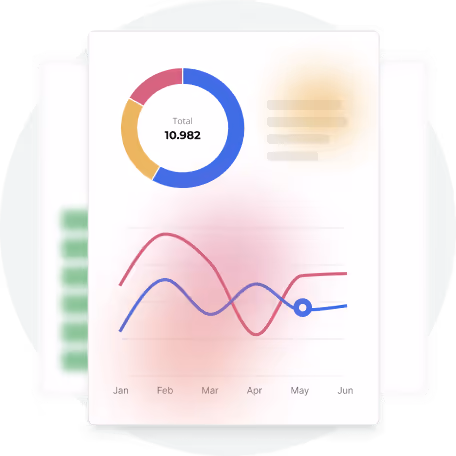 Tableau de bord d’analytique avec graphiques et diagrammes — montrant comment Paperturn aide les cabinets à suivre les vues des documents Tableau de bord d’analytique avec graphiques et diagrammes — montrant comment Paperturn aide les cabinets à suivre les vues des documents