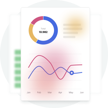 Analytics dashboard with charts and graphs — showing how Paperturn helps firms monitor document view