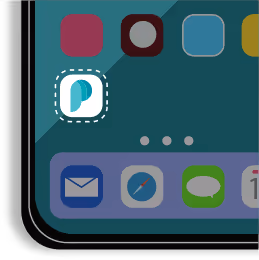 Paperturn favicon på startskærm