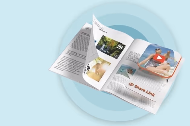 Interactive flipbook