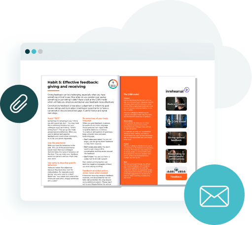 Digital document displayed in a browser window with email and attachment icons — illustrating how Pa