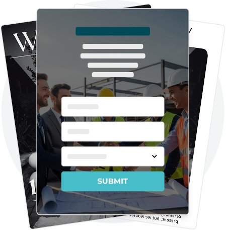 Order form overlay on a digital catalog — representing how Paperturn lets manufacturers capture RFQs