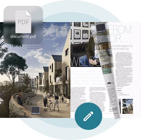 Interactive PDF newsletter example with flipbook layout and embedded video content Interactive PDF newsletter example with flipbook layout and embedded video content