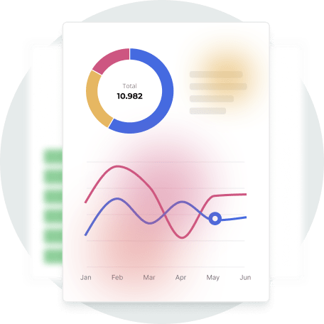 Analytics dashboard showing readership data and engagement metrics for digital publications created 