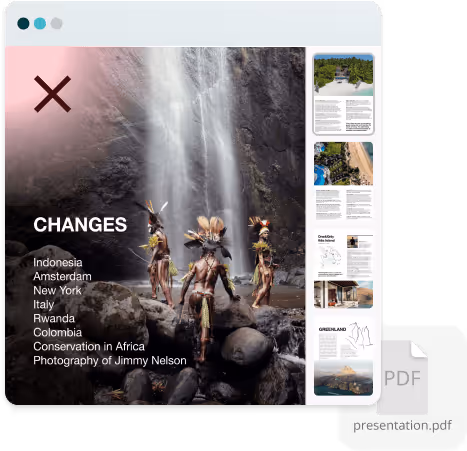 PDF de voyage statique avec une croix rouge — montrant comment des brochures obsolètes limitent l’engagement, cassent les liens et f… PDF de voyage statique avec une croix rouge — montrant comment des brochures obsolètes limitent l’engagement, cassent les liens et f…