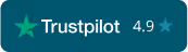 Paperturn Trustpilot rating of 4.9 stars.