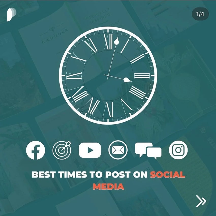 Best times to post on social media