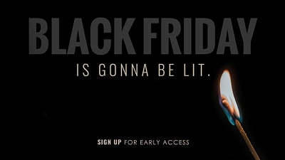 Black Friday advertising