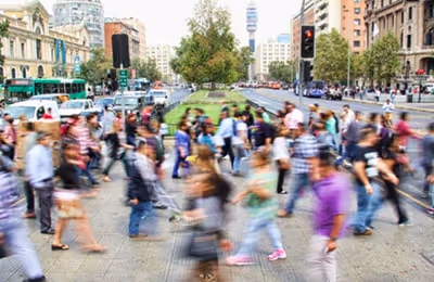 People walking in a busy street. Image source: https://unsplash.com/photos/31-pOduwZGE 