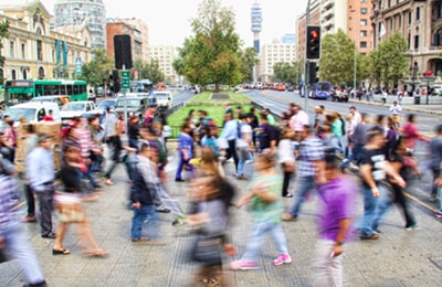 People walking in a busy street. Image source: https://unsplash.com/photos/31-pOduwZGE 