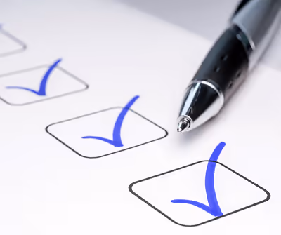 Image showing a fully checked off, Checklist