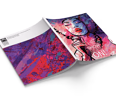 Image of an open flipbook