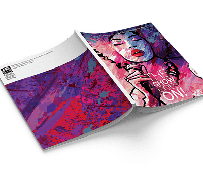 Image of an open flipbook
