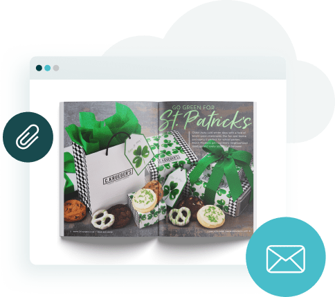 Embed flipbook in an email