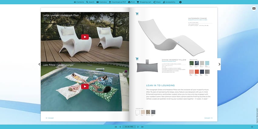 An iFrame-integrated product demo