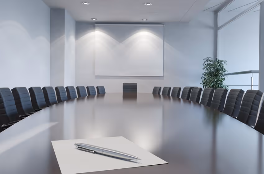 Empty meeting room Empty meeting room