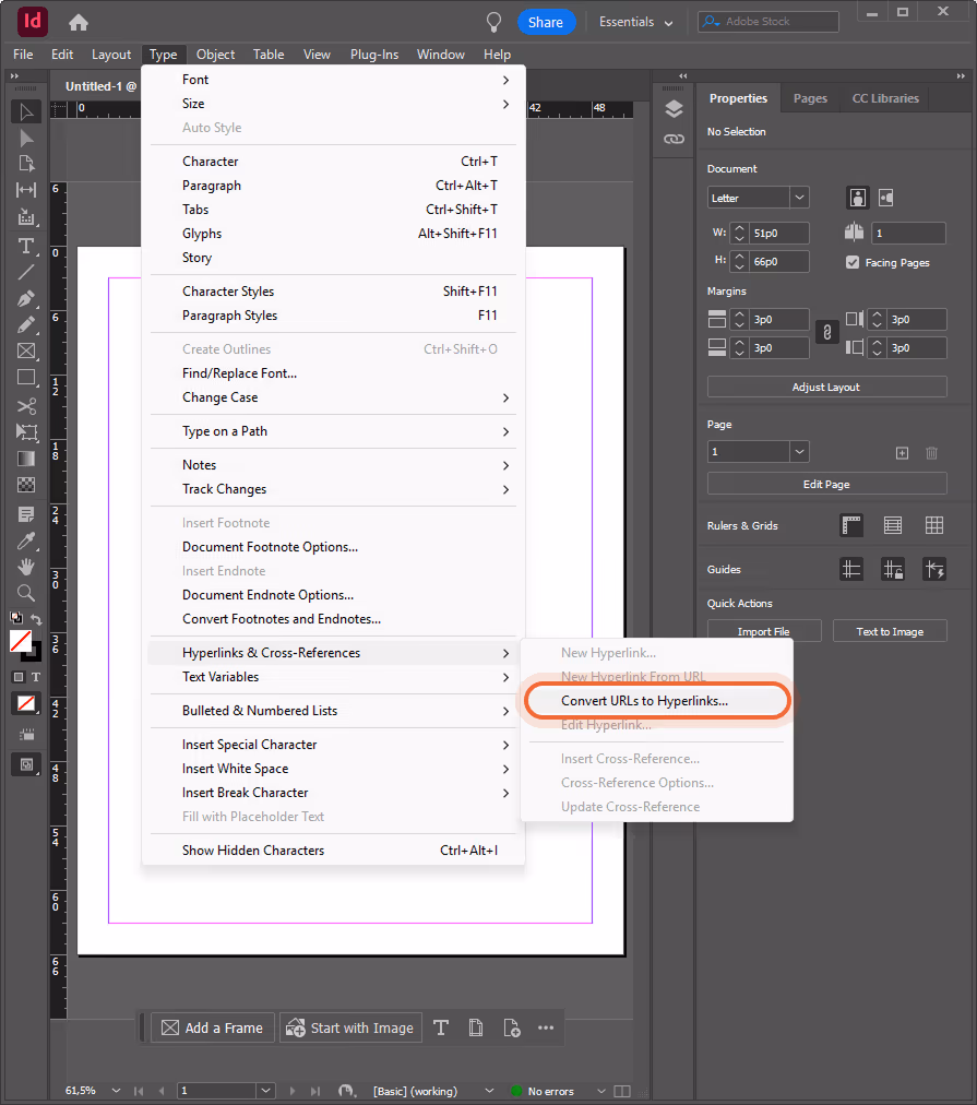 InDesign New PDF Export Preset dialog highlighted fields, Pages radio chosen, OK button marked for InDesign New PDF Export Preset dialog highlighted fields, Pages radio chosen, OK button marked for