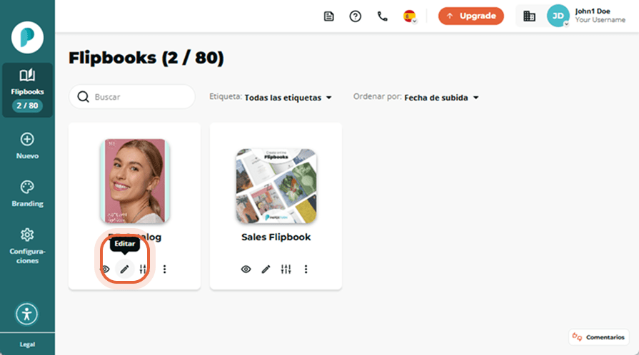 Se selecciona el icono 