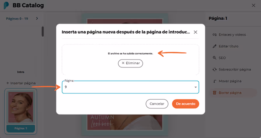 Aparece la pantalla de confirmación tras cargar una nueva página, y el usuario establece la ubicació Aparece la pantalla de confirmación tras cargar una nueva página, y el usuario establece la ubicació