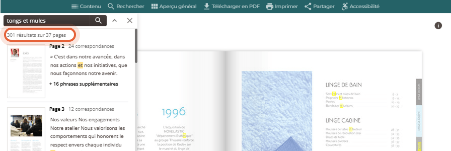 La recherche tongs et mules affiche 301 résultats sur 37 pages avec les correspondances surlignées. La recherche tongs et mules affiche 301 résultats sur 37 pages avec les correspondances surlignées.