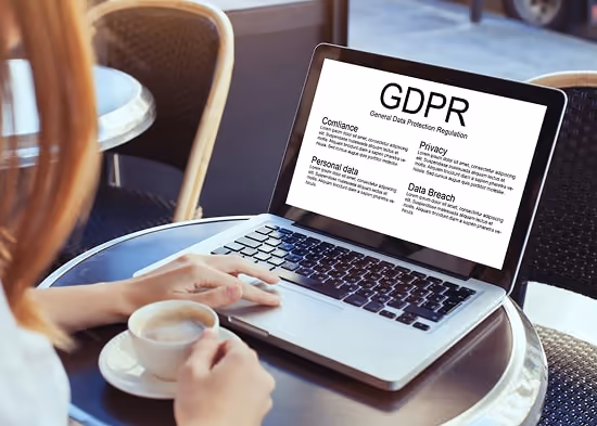 Person looking up GDPR on a computer Person looking up GDPR on a computer