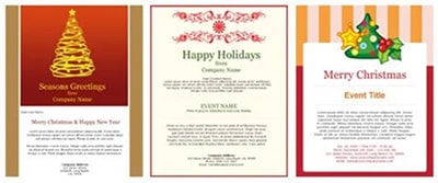 Holiday email marketing templates
