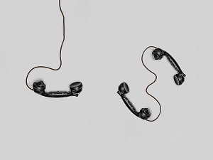 Old fashioned phones