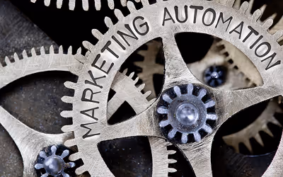 An image of gear with marketing automation stamped into one of them