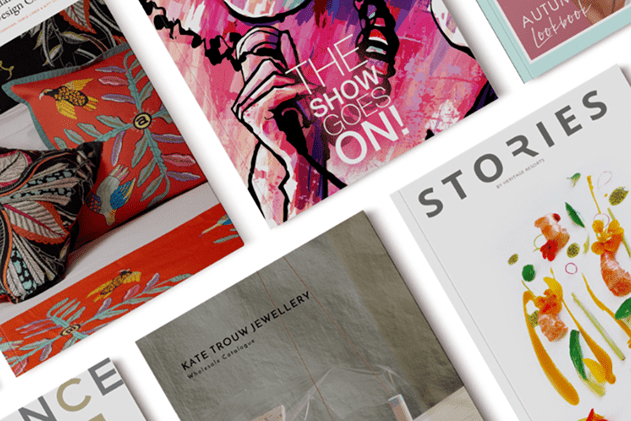 An image showing several digital magazines