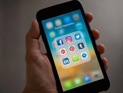 An iPhone Displaying Apps