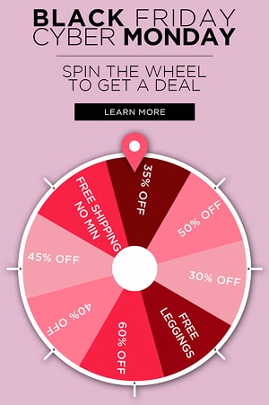 Black Friday - spin the wheel