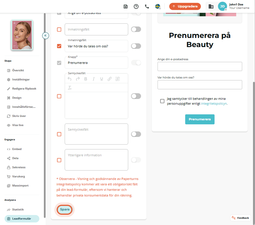 Paperturn