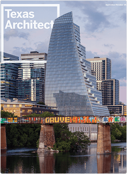 Texas Architects trade
   journal flipbook cover