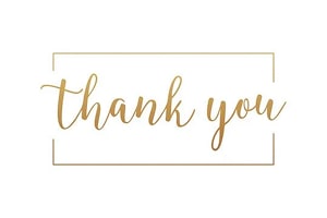 Thank you card