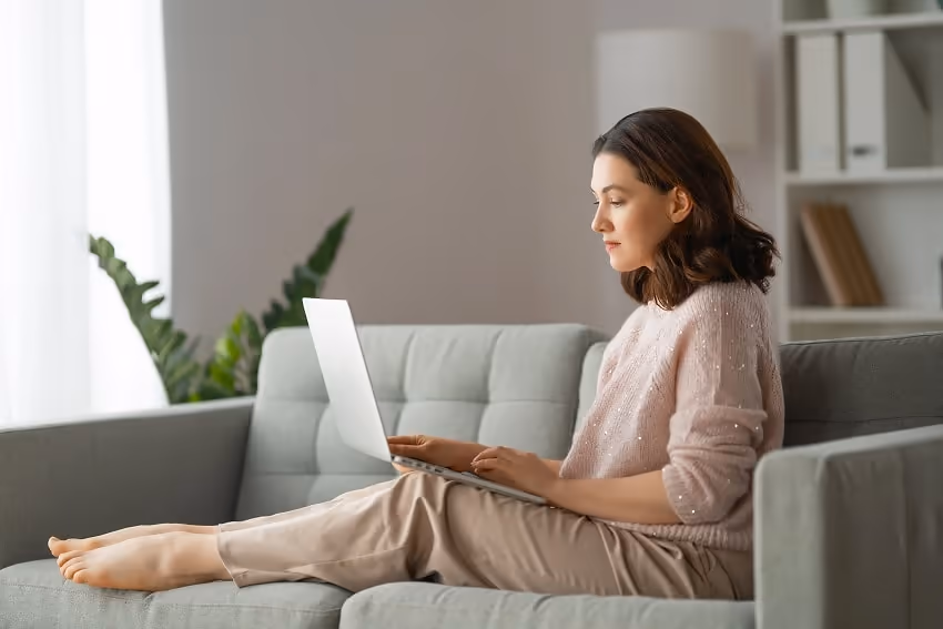 Woman using laptop Woman using laptop