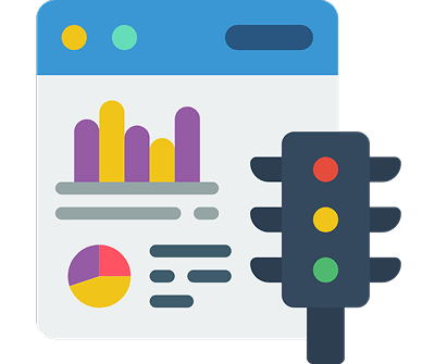 Online Traffic Graphic