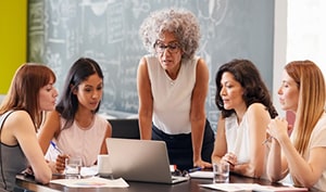 Group of women talking
