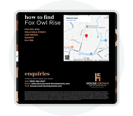 Interactive digital brochure with embedded map showing location details created using Paperturn’s in Interactive digital brochure with embedded map showing location details created using Paperturn’s in