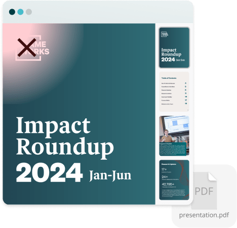 Static government report with a broken link icon — showing how Paperturn replaces outdated PDFs with