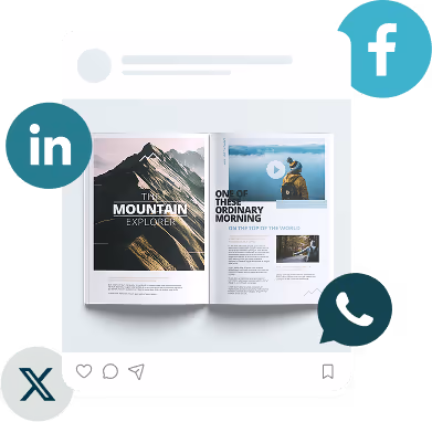 Publication numérique partagée sur des plateformes de réseaux sociaux comme Facebook, LinkedIn et Instagram en utilisant Publication numérique partagée sur des plateformes de réseaux sociaux comme Facebook, LinkedIn et Instagram en utilisant