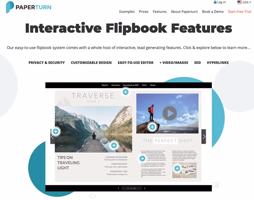 This picture visualises an interactive landing page. It is interactive through buttons that can be c This picture visualises an interactive landing page. It is interactive through buttons that can be c