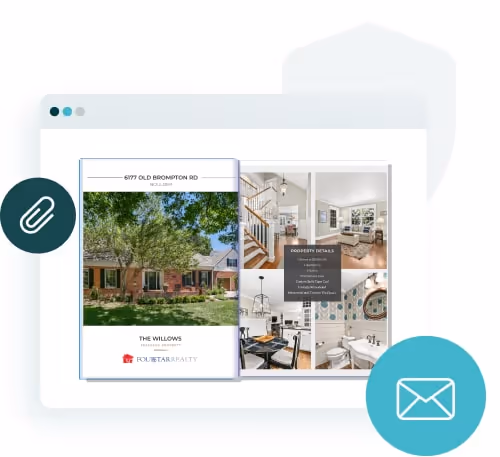 Partagez vos brochures immobilières en toute sécurité, avec contrôle total. Partagez vos brochures immobilières en toute sécurité, avec contrôle total.