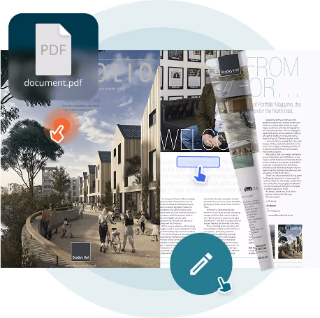 Interactive flipbooks
